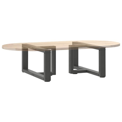 Sohvapöydän jalat T-muotoiset 2 kpl antrasiitti 70x25x(30-31)cm