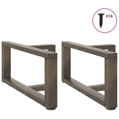 sohvapöydän jalat T-muotoiset 2 kpl 70x25x(30-31) cm teräs