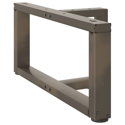sohvapöydän jalat T-muotoiset 2 kpl 70x25x(30-31) cm teräs