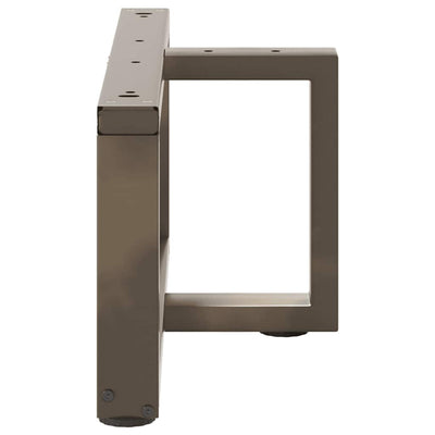 sohvapöydän jalat T-muotoiset 2 kpl 70x25x(30-31) cm teräs