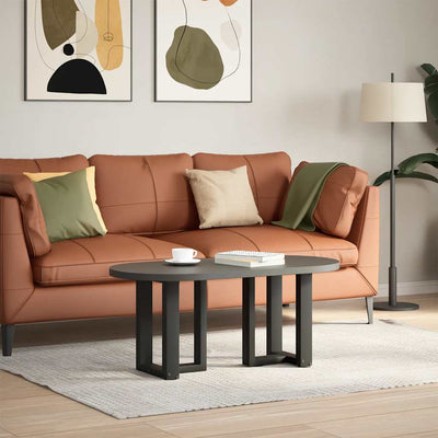 Sohvapöydän jalat T-muotoiset 2 kpl musta 28x25x(42-43)cm teräs
