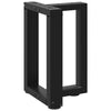 Sohvapöydän jalat T-muotoiset 2 kpl musta 28x25x(42-43)cm teräs