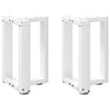 Sohvapöydän jalat T-muotoiset 2 kpl 28x25x(42-43) cm teräs