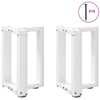 Sohvapöydän jalat T-muotoiset 2 kpl 28x25x(42-43) cm teräs