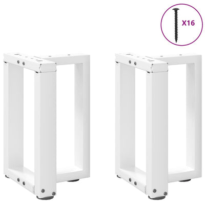 Sohvapöydän jalat T-muotoiset 2 kpl 28x25x(42-43) cm teräs
