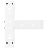 Sohvapöydän jalat T-muotoiset 2 kpl 28x25x(42-43) cm teräs