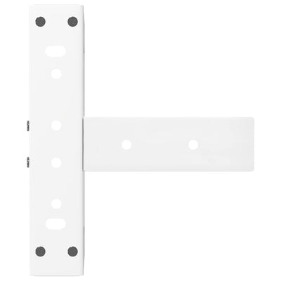 Sohvapöydän jalat T-muotoiset 2 kpl 28x25x(42-43) cm teräs