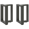 sohvapöydän jalat T-muotoiset 2 kpl 28x25x(42-43) cm