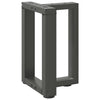 sohvapöydän jalat T-muotoiset 2 kpl 28x25x(42-43) cm