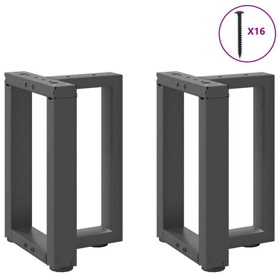 sohvapöydän jalat T-muotoiset 2 kpl 28x25x(42-43) cm
