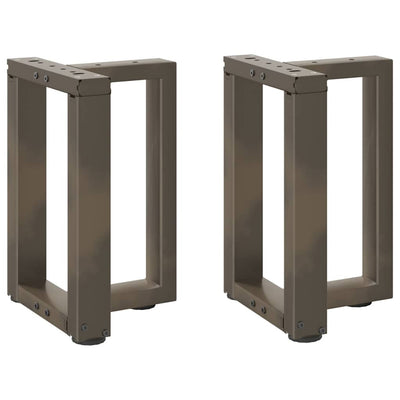 sohvapöydän jalat T-muotoiset 2 kpl 28x25x(42-43) cm teräs