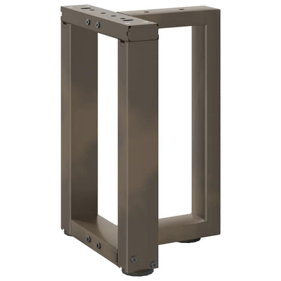 sohvapöydän jalat T-muotoiset 2 kpl 28x25x(42-43) cm teräs