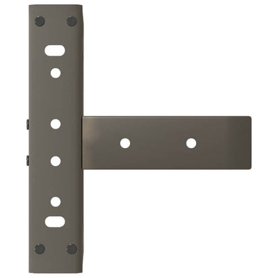 sohvapöydän jalat T-muotoiset 2 kpl 28x25x(42-43) cm teräs