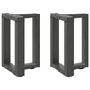 sohvapöydän jalat T-muotoiset 2 kpl 38x25x(42-43) cm