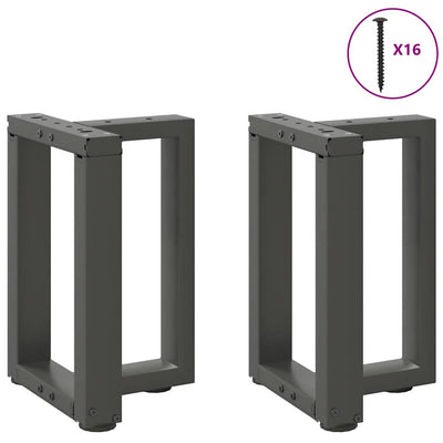 sohvapöydän jalat T-muotoiset 2 kpl 38x25x(42-43) cm