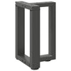 sohvapöydän jalat T-muotoiset 2 kpl 38x25x(42-43) cm