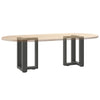 sohvapöydän jalat T-muotoiset 2 kpl 38x25x(42-43) cm