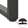 sohvapöydän jalat T-muotoiset 2 kpl 38x25x(42-43) cm