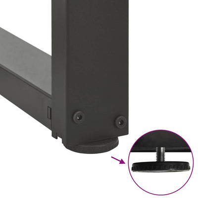 sohvapöydän jalat T-muotoiset 2 kpl 38x25x(42-43) cm