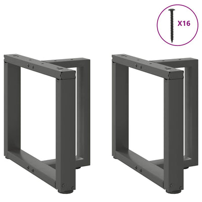 sohvapöydän jalat T-muotoiset 2 kpl 50x25x(42-43) cm