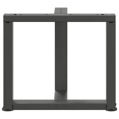 sohvapöydän jalat T-muotoiset 2 kpl 50x25x(42-43) cm