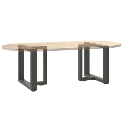 sohvapöydän jalat T-muotoiset 2 kpl 50x25x(42-43) cm
