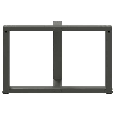 sohvapöydän jalat T-muotoiset 2 kpl 60x25x(42-43) cm