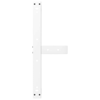 Sohvapöydän jalat T-muotoiset 2 kpl 70x25x(42-43) cm teräs