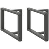 sohvapöydän jalat T-muotoiset 2 kpl 70x25x(42-43) cm