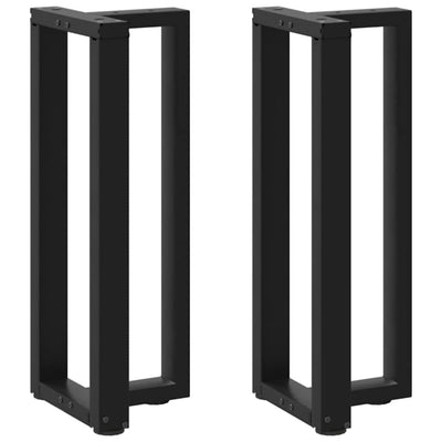 konsolipöydän jalat T-muotoiset 2 kpl musta 25x28x(72-73) cm