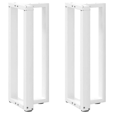 konsolipöydän jalat T-muotoiset 2 kpl valkoinen 25x28x(72-73)cm