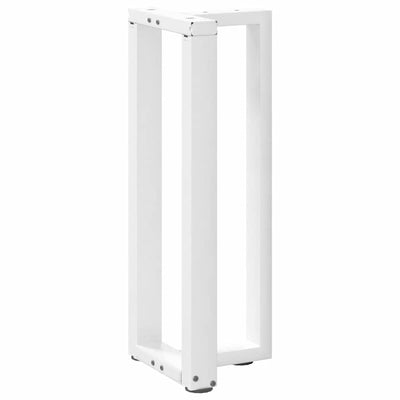 konsolipöydän jalat T-muotoiset 2 kpl valkoinen 25x28x(72-73)cm