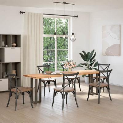 Teräs konsolipöydän jalat t-muotoiset Virginea 25x28x(72-73)cm (2 kpl)