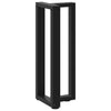 konsolipöydän jalat T-muotoiset 2 kpl musta 38x25x(72-73) cm