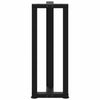 konsolipöydän jalat T-muotoiset 2 kpl musta 38x25x(72-73) cm
