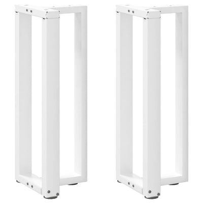 konsolipöydän jalat T-muotoiset 2 kpl valkoinen 38x25x(72-73)cm