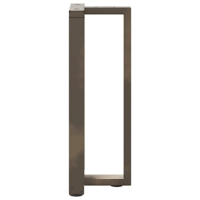 konsolipöydän jalat T-muotoiset 2 kpl 38x25x(72-73) cm teräs