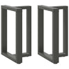 ruokapöydän jalat T-muotoiset 2 kpl antrasiitti 50x35x(72-73)cm