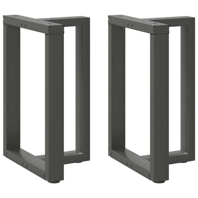 ruokapöydän jalat T-muotoiset 2 kpl antrasiitti 50x35x(72-73)cm