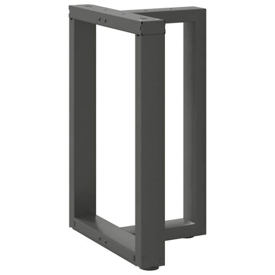 ruokapöydän jalat T-muotoiset 2 kpl antrasiitti 50x35x(72-73)cm