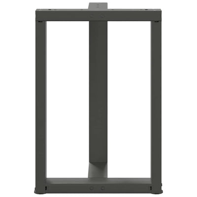 ruokapöydän jalat T-muotoiset 2 kpl antrasiitti 50x35x(72-73)cm