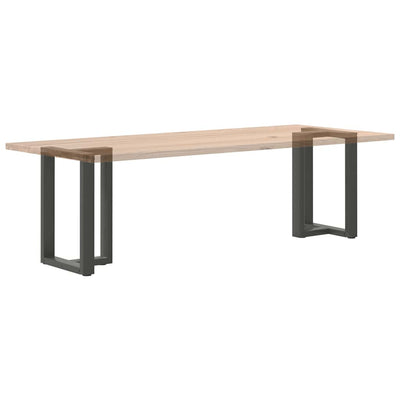 ruokapöydän jalat T-muotoiset 2 kpl antrasiitti 50x35x(72-73)cm