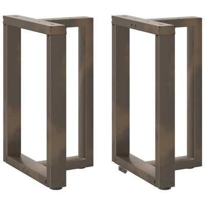 ruokapöydän jalat T-muotoiset 2kpl luonnonteräs 50x35x(72-73)cm