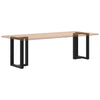 ruokapöydän jalat T-muotoiset 2 kpl musta 60x35x(72-73)cm teräs