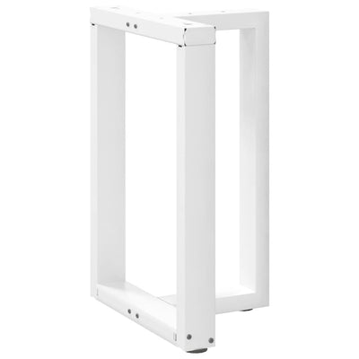 ruokapöydän jalat T-muotoiset 2 kpl valkoinen 60x35x(72-73) cm