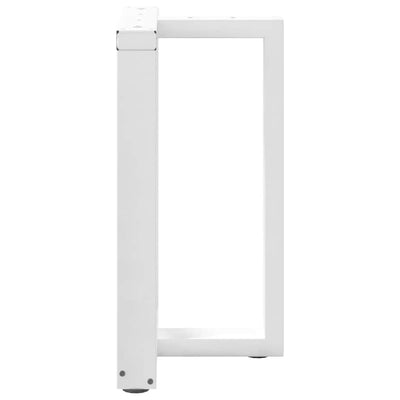 ruokapöydän jalat T-muotoiset 2 kpl valkoinen 60x35x(72-73) cm