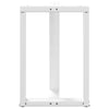 ruokapöydän jalat T-muotoiset 2 kpl valkoinen 60x35x(72-73) cm