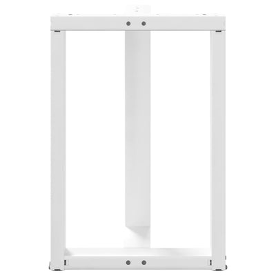 ruokapöydän jalat T-muotoiset 2 kpl valkoinen 60x35x(72-73) cm