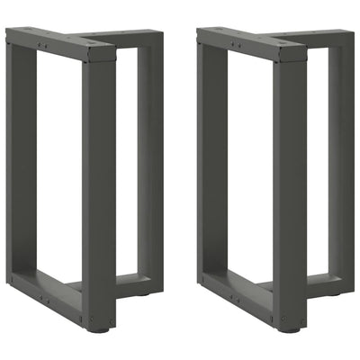 ruokapöydän jalat U-muotoiset 2 kpl 60x35x(72-73) cm