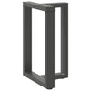 ruokapöydän jalat U-muotoiset 2 kpl 60x35x(72-73) cm